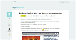 Desktop Screenshot of mybainterview.com